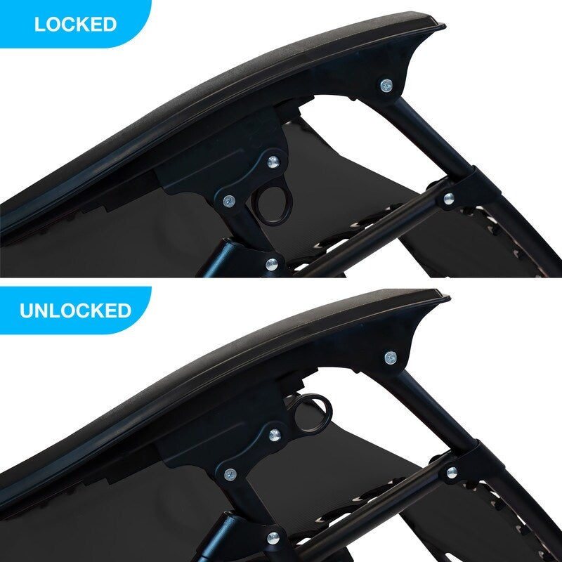 Chaise zéro gravité surdimensionnée Sun-Ray 1 pièce