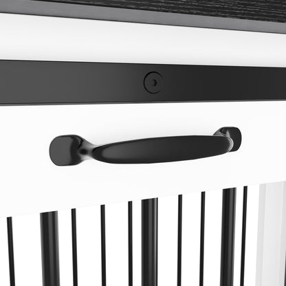 Cage pour chien élégante et robuste avec renfort en tubes de fer