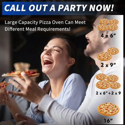 Four à pizza portable à bois d'extérieur avec pelle à pizza et sac de transport - 40 cm