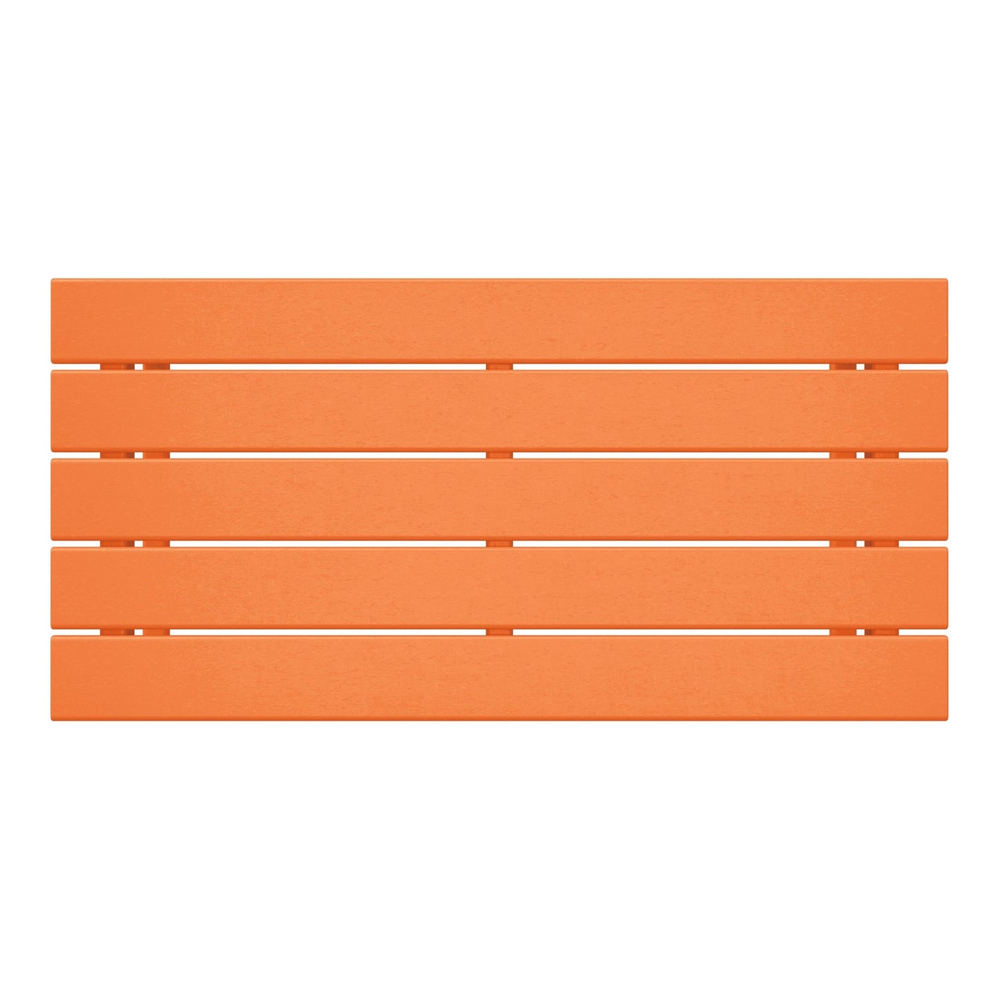 Table basse rectangulaire d'extérieur Polytrends Laguna en PEHD, résistante aux intempéries