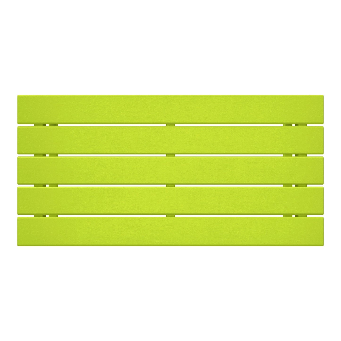 Table basse rectangulaire d'extérieur Polytrends Laguna en PEHD, résistante aux intempéries