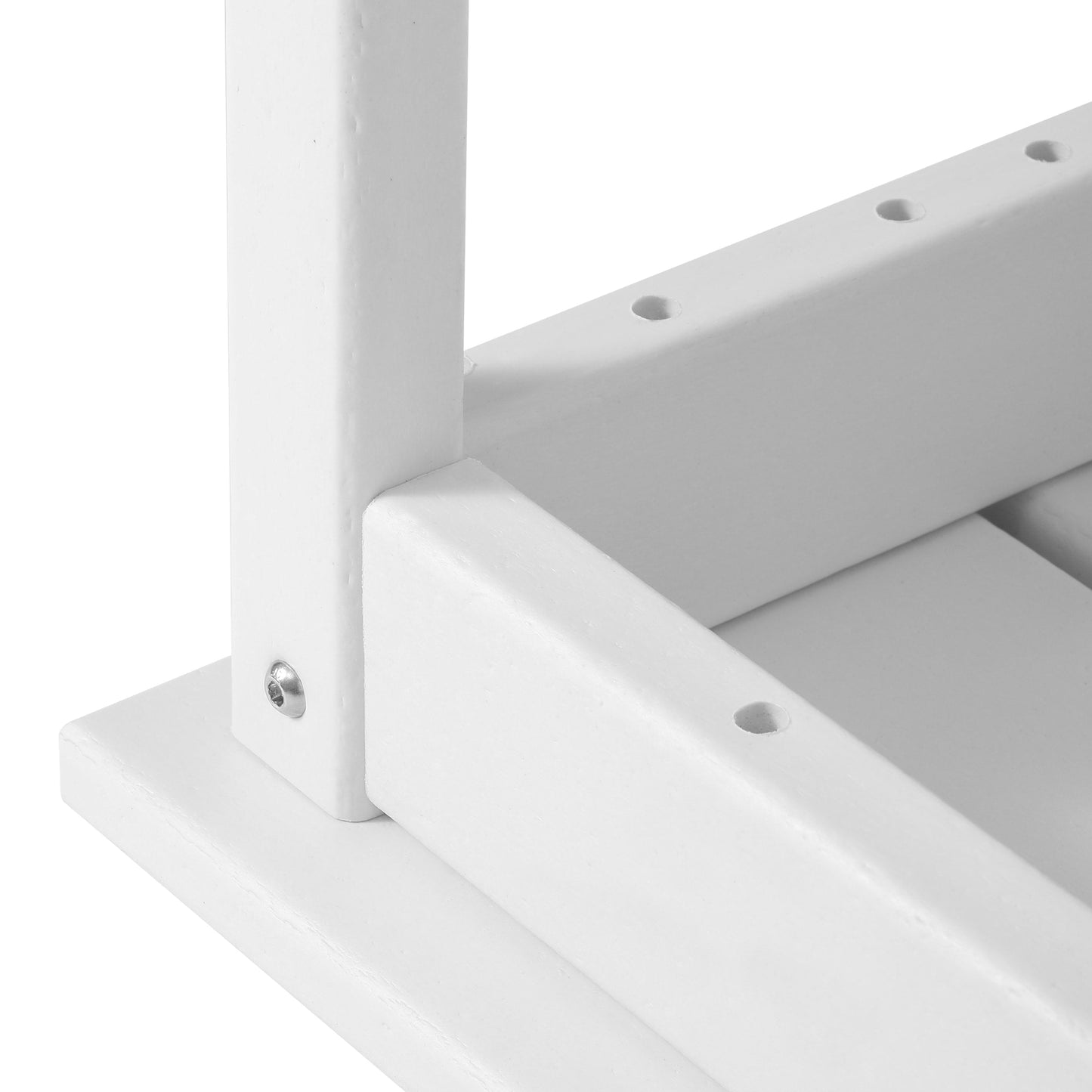 Table basse rectangulaire d'extérieur Polytrends Laguna en PEHD, résistante aux intempéries