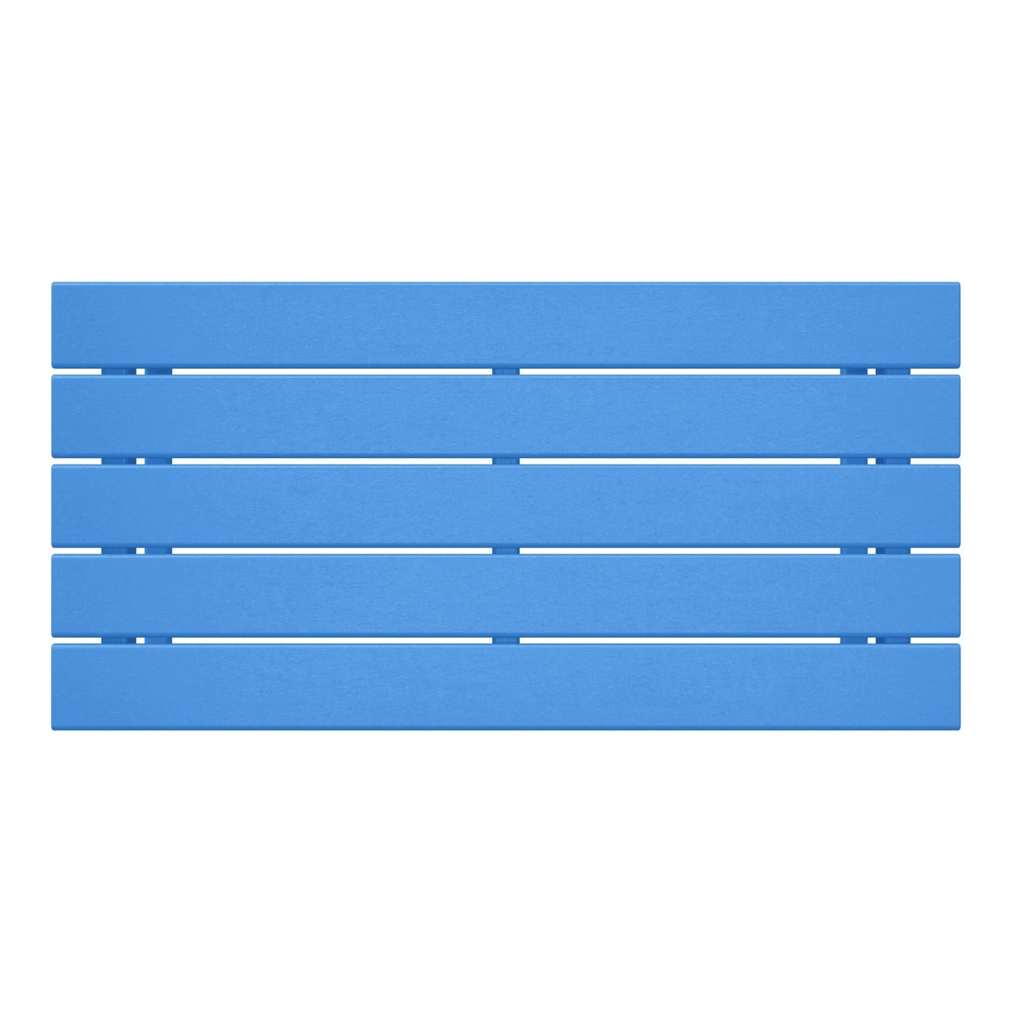 Table basse rectangulaire d'extérieur Polytrends Laguna en PEHD, résistante aux intempéries