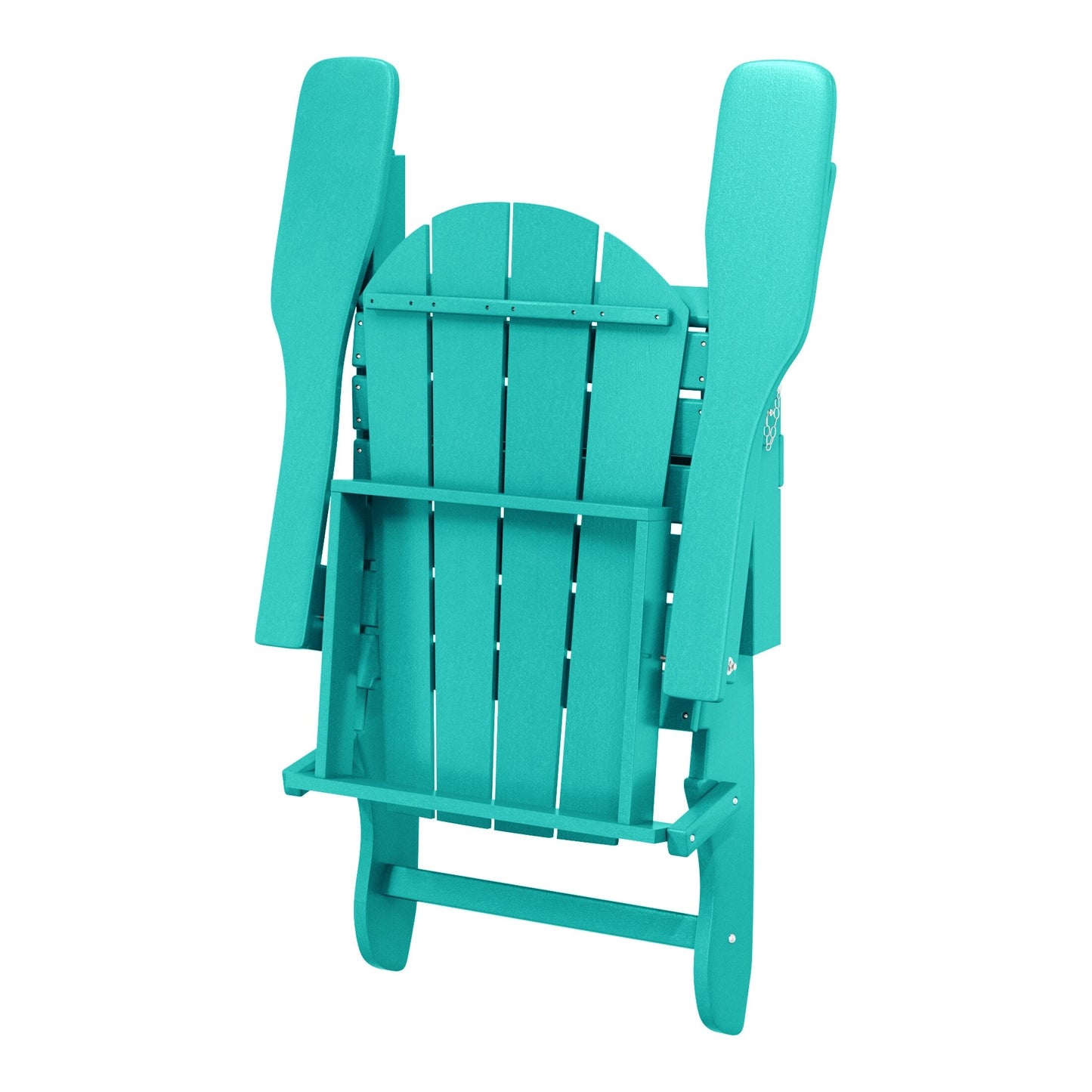 Chaises Adirondack pliantes d'extérieur Polytrends Laguna résistantes aux intempéries (lot de 2)