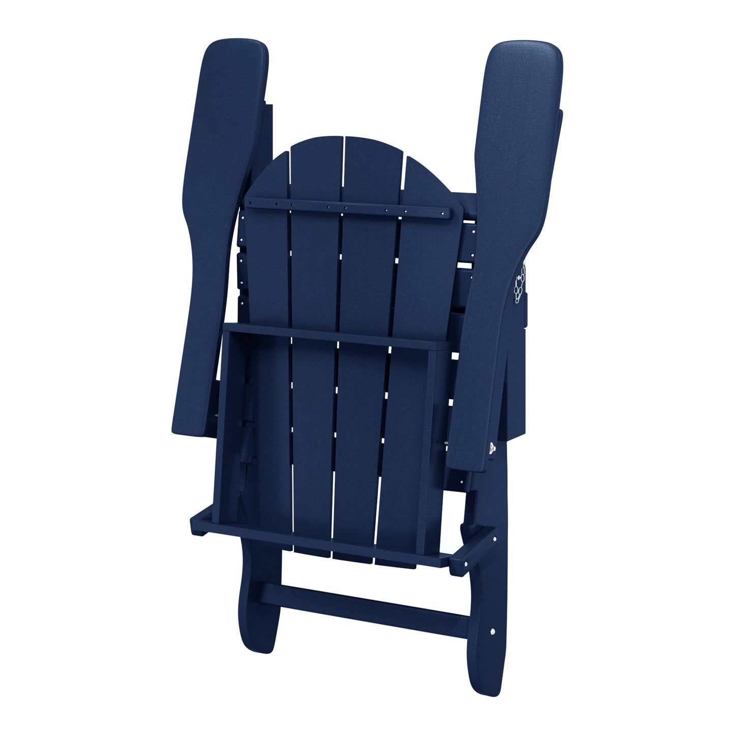 Chaises Adirondack pliantes d'extérieur Polytrends Laguna résistantes aux intempéries (lot de 2)