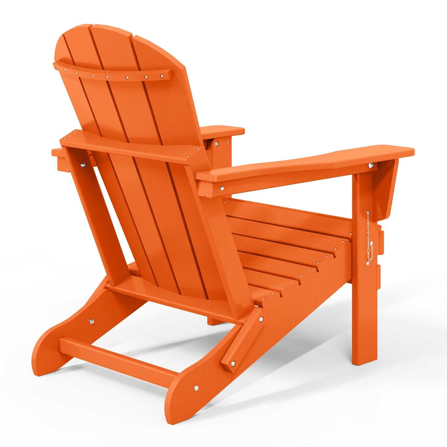 Chaises Adirondack pliantes d'extérieur Polytrends Laguna résistantes aux intempéries (lot de 2)