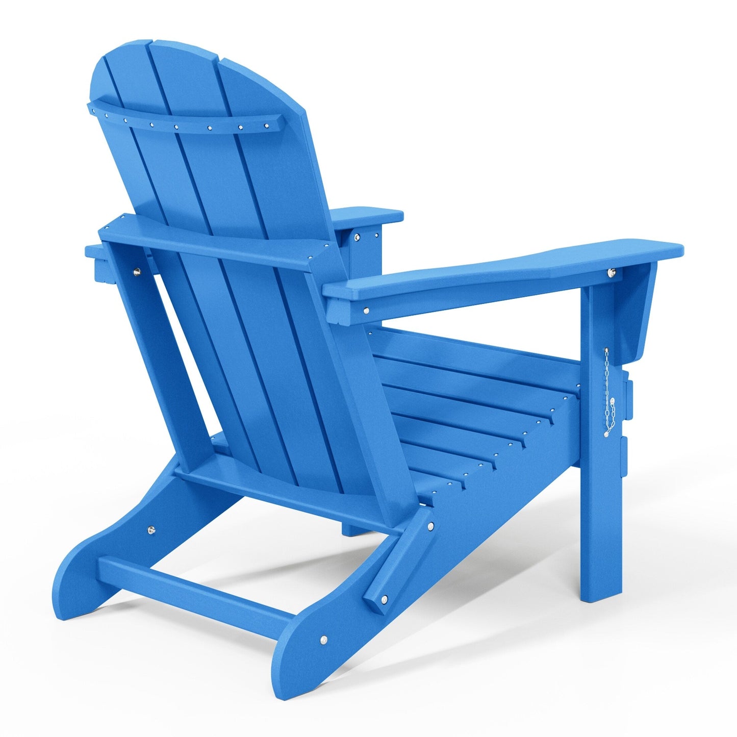 Chaises Adirondack pliantes d'extérieur Polytrends Laguna résistantes aux intempéries (ensemble de 4)
