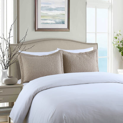 Taie d'oreiller brodée Porch &amp; Den Manor (lot de 2)