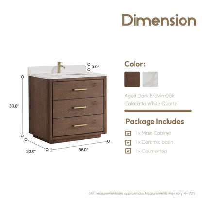 Meuble-lavabo Porto avec plateau en quartz blanc, sans miroir.