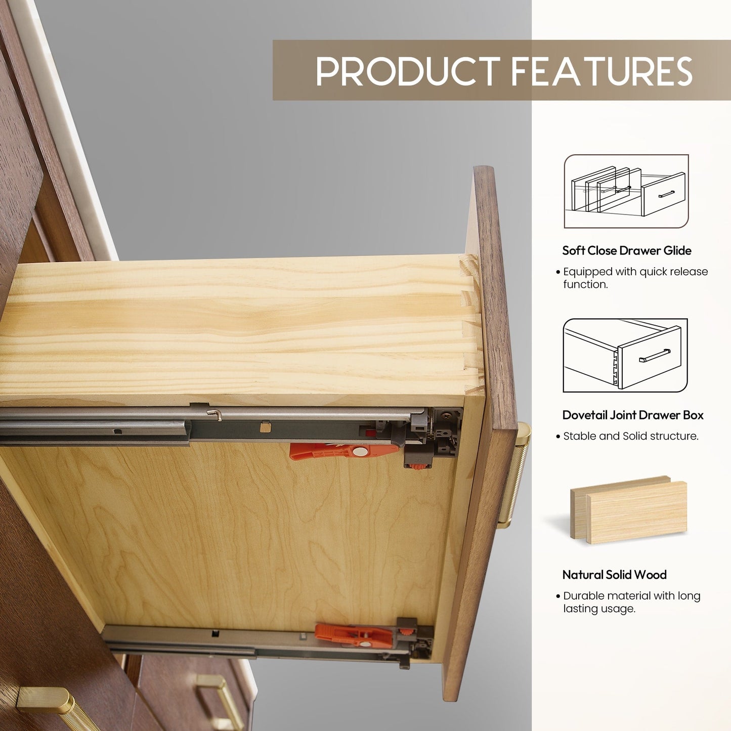 Meuble-lavabo Porto avec plateau en quartz blanc, sans miroir.