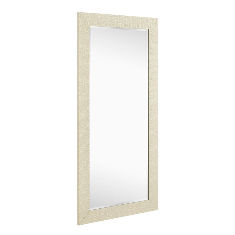 Miroir vertical pleine longueur haut de gamme à motif mosaïque - Sur pied, à incliner, autoportant - Miroir de dressing en pied