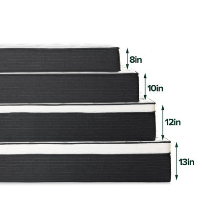 Matelas hybride à ressorts ensachés Priage by ZINUS de 20 cm (8 pouces) pour un confort optimal