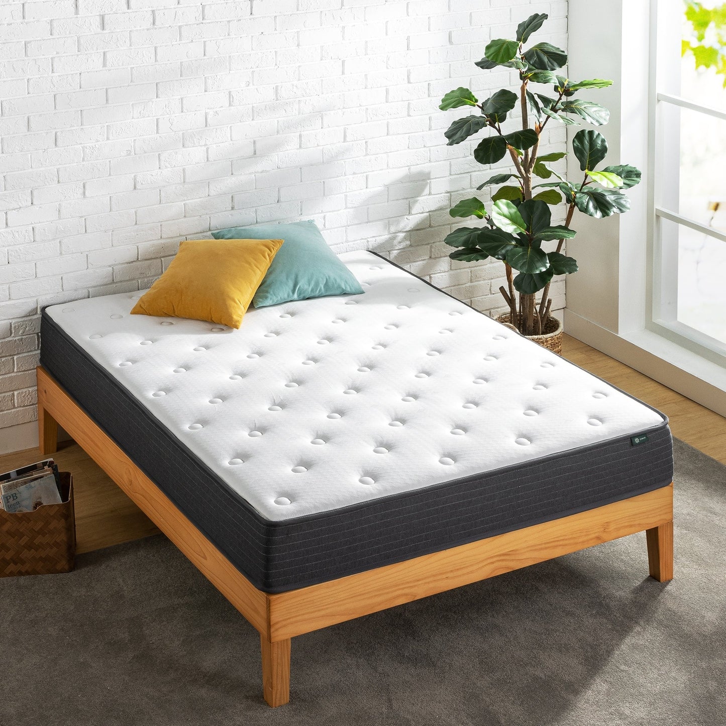 Matelas hybride à ressorts ensachés Priage by ZINUS de 20 cm (8 pouces) pour un confort optimal