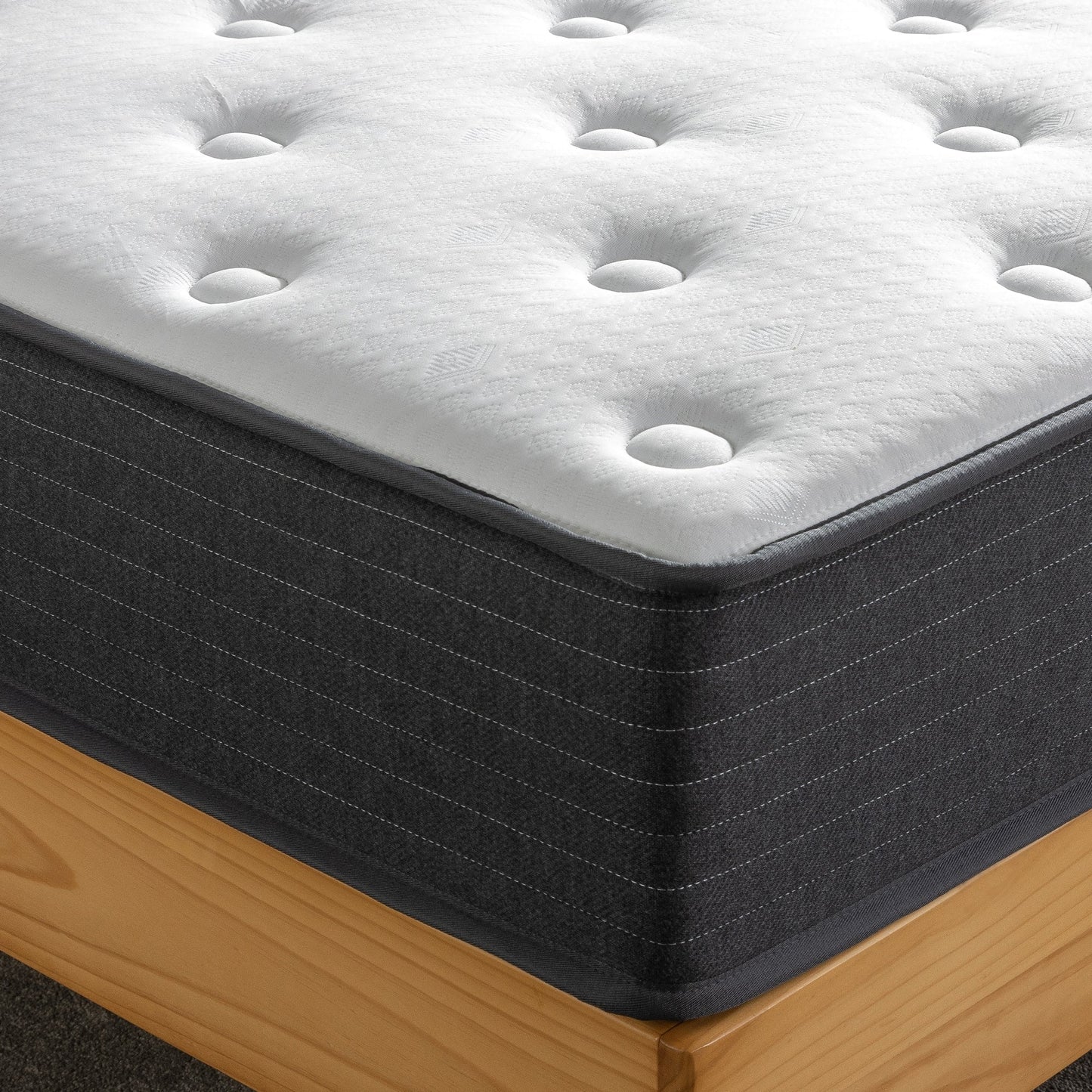Matelas hybride à ressorts ensachés Priage by ZINUS de 20 cm (8 pouces) pour un confort optimal