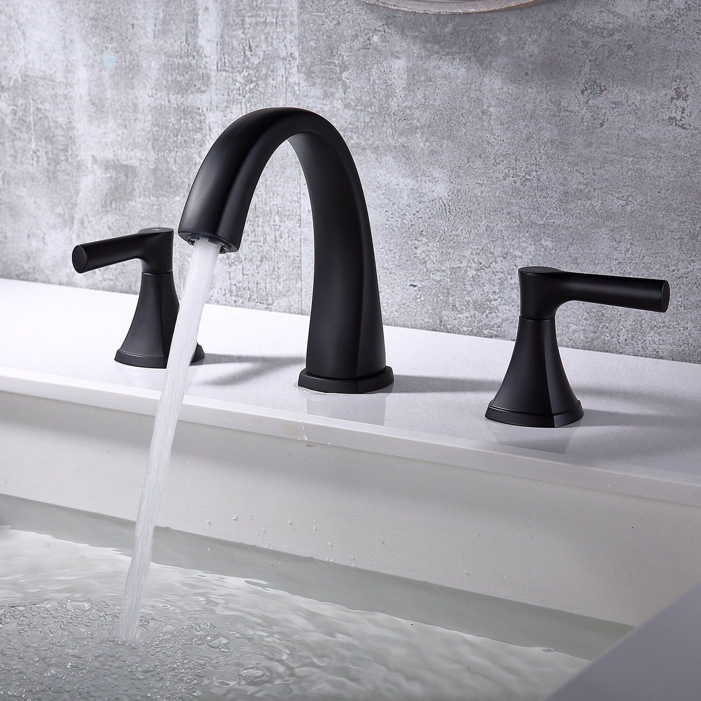 Robinet de lavabo Proox 8 à entraxe large avec système de vidange SpotShield