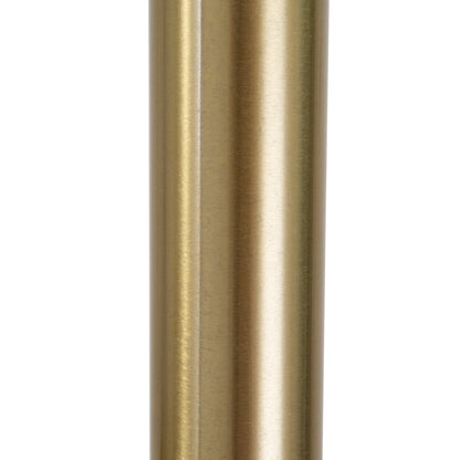 Lampadaire Q-Max 81 en acier, orientable et arqué, avec abat-jour extra large et base en marbre