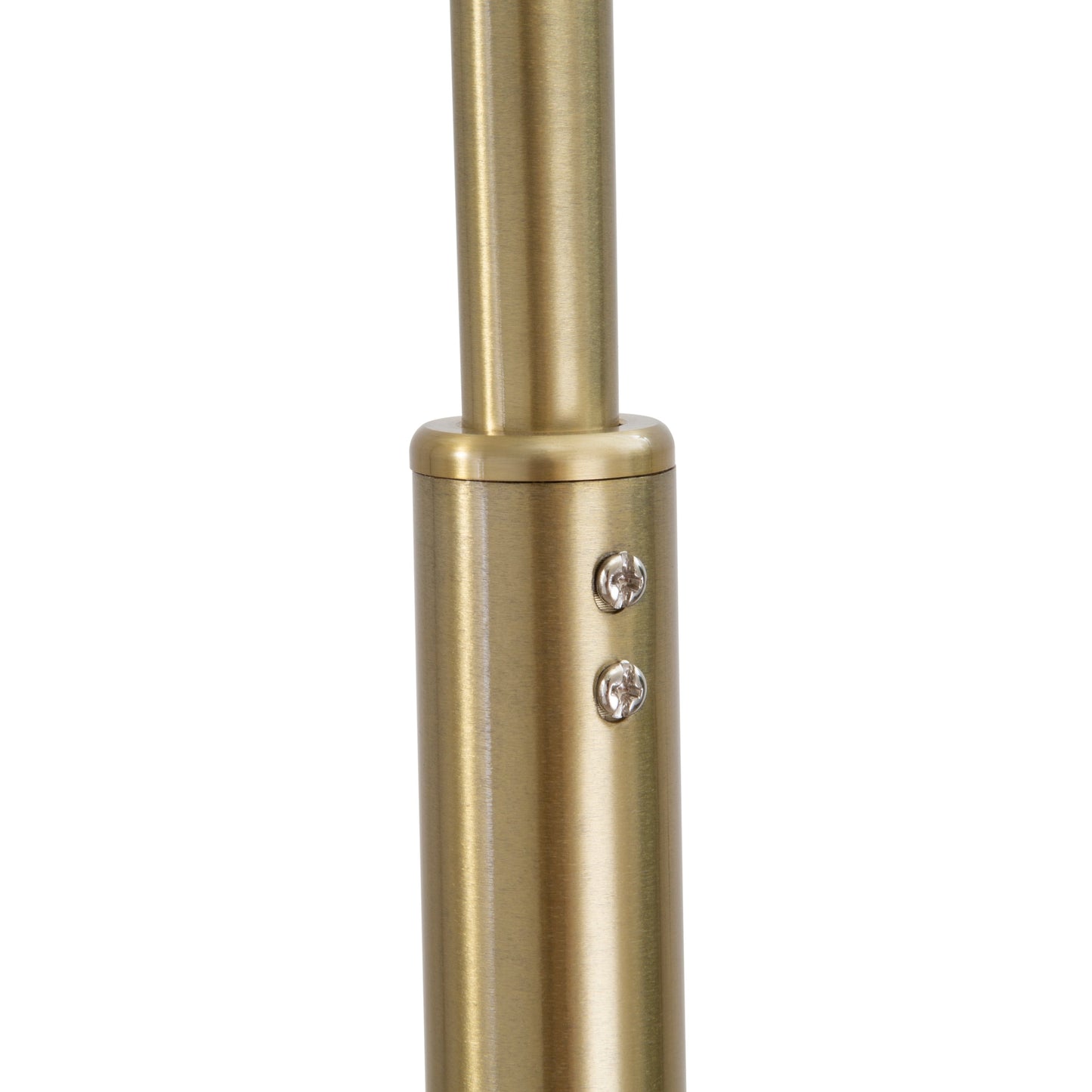 Lampadaire Q-Max 81 en acier, orientable et arqué, avec abat-jour extra large et base en marbre