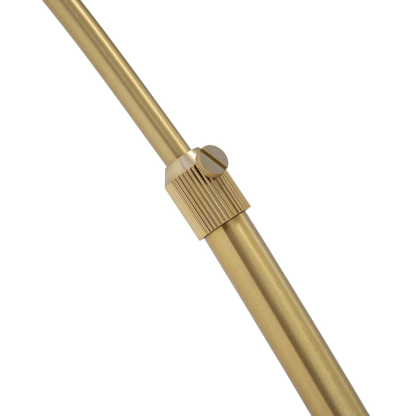 Lampadaire Q-Max 81 en acier, orientable et arqué, avec abat-jour extra large et base en marbre