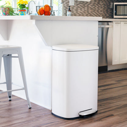 Bidon rectangulaire à pédale Qualiazero 50 L / 13,2 gallons