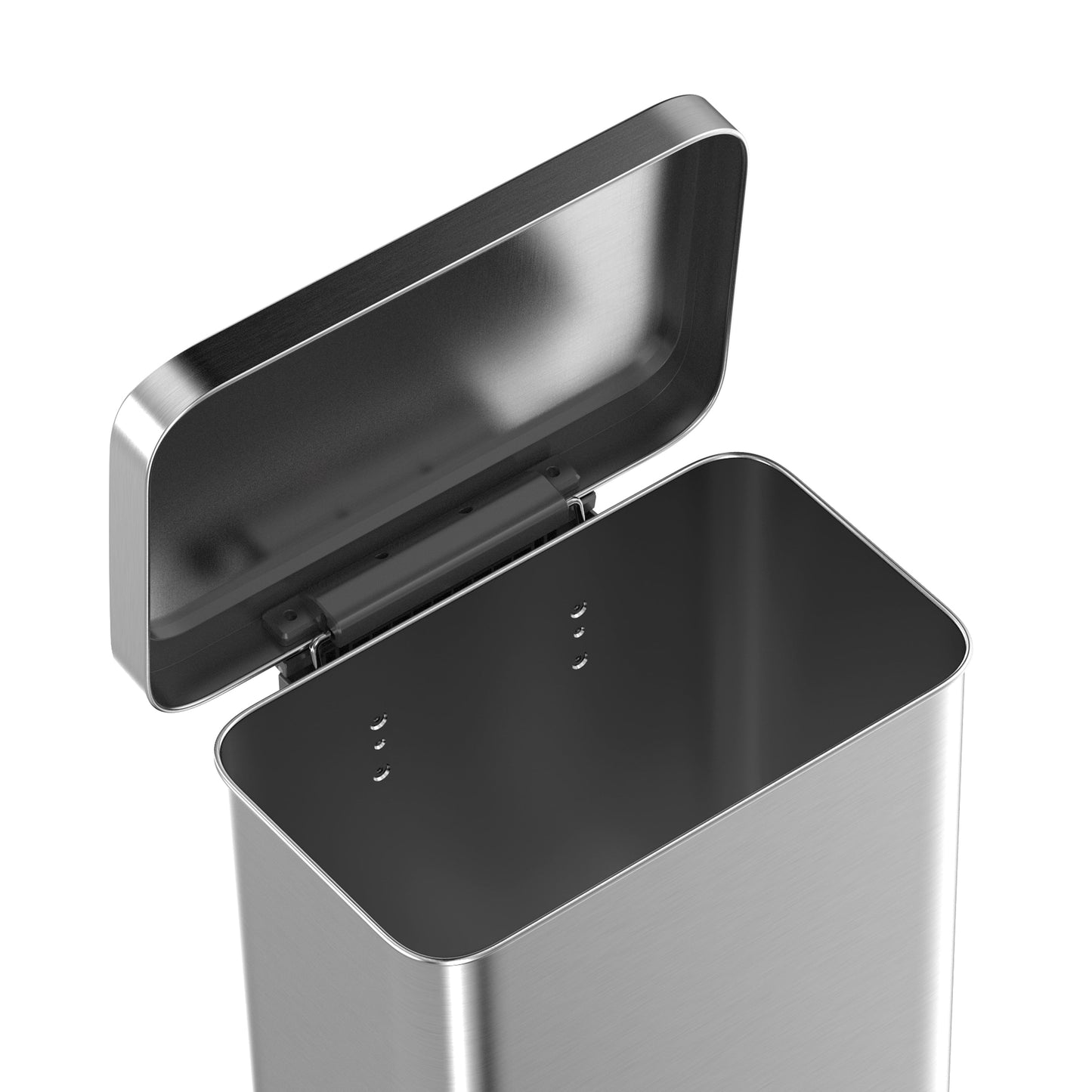 Bidon rectangulaire à pédale Qualiazero 75 L / 20 gallons