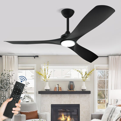 Ventilateur de plafond encastré avec télécommande et éclairage