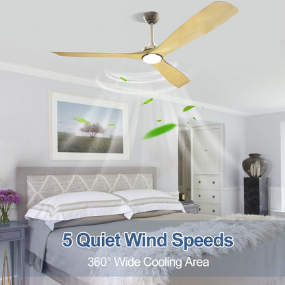 Ventilateur de plafond encastré avec télécommande et éclairage