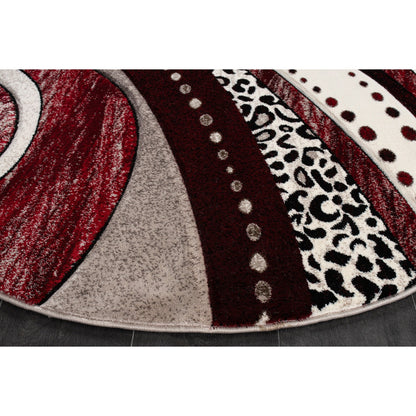 Tapis Rhodes Collection Abstract Swirl