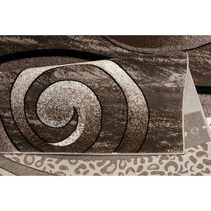 Tapis Rhodes Collection Abstract Swirl