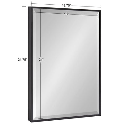 Miroir mural décoratif encadré Rhodes