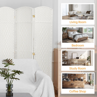 Paravent pliable autoportant en fibre tissée de 1,83 m de haut