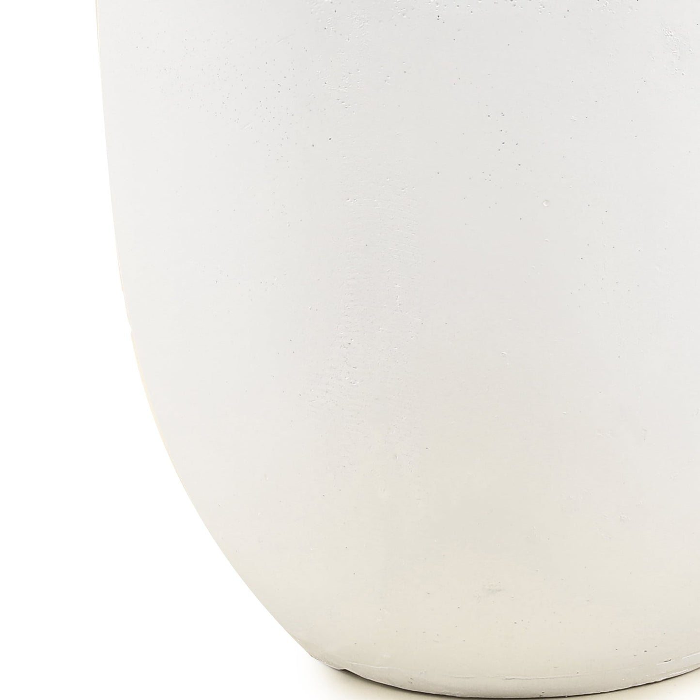 Pot de fleurs conique rond en oxyde de magnésium (MgO), pour intérieur et extérieur