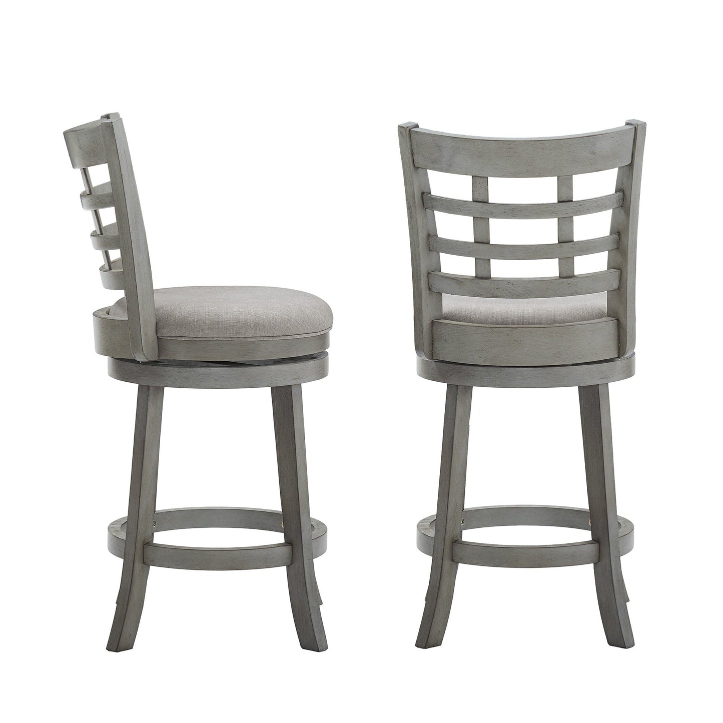 Tabouret de bar pivotant Rovinj avec dossier rembourré