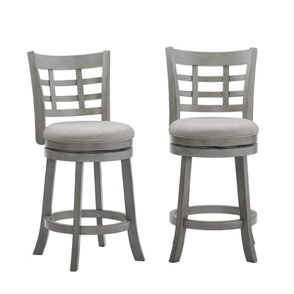 Tabouret de bar pivotant Rovinj avec dossier rembourré