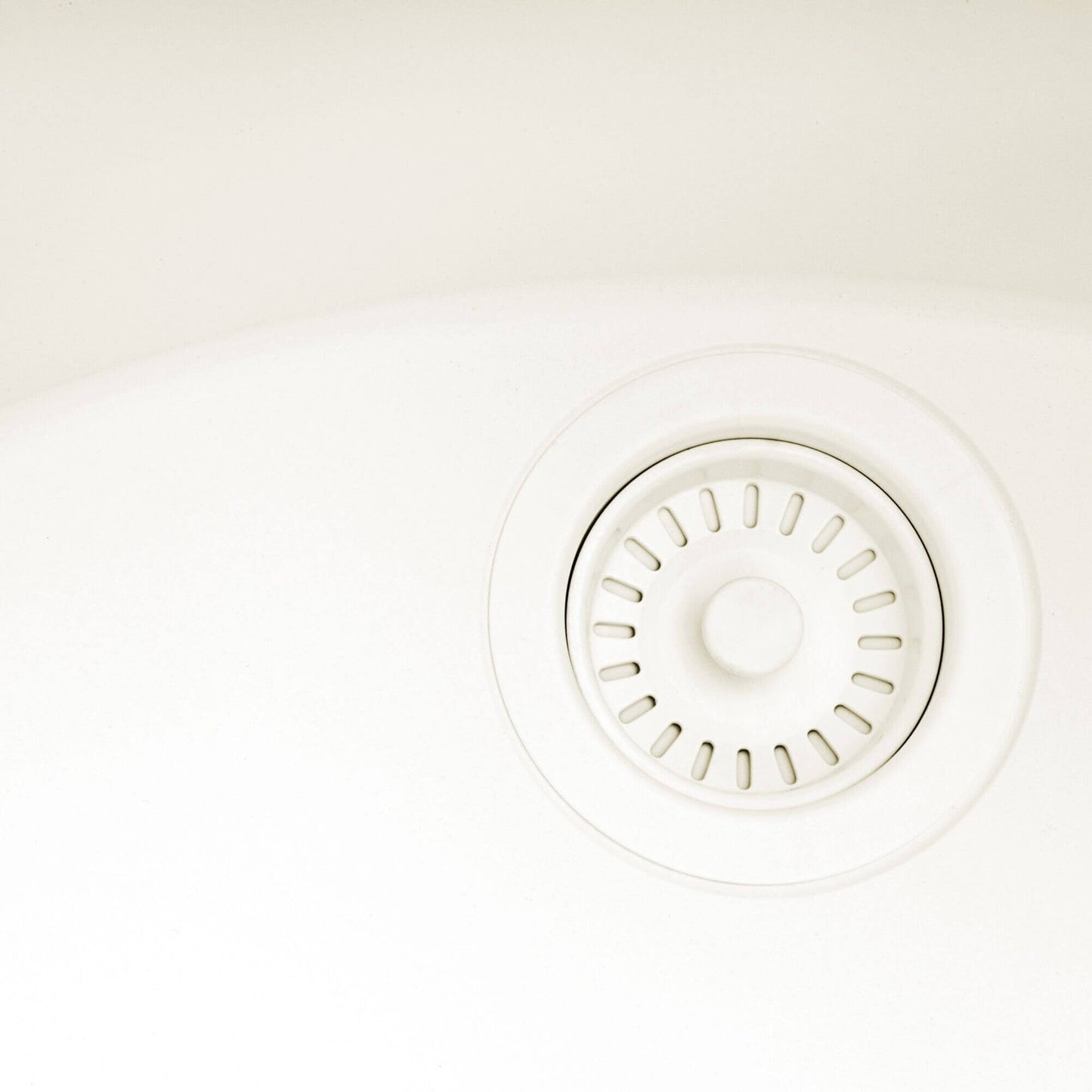 Évier de buanderie encastré Ruvati epiRock Workstation 25 pouces, blanc chaud - RVG2321WB