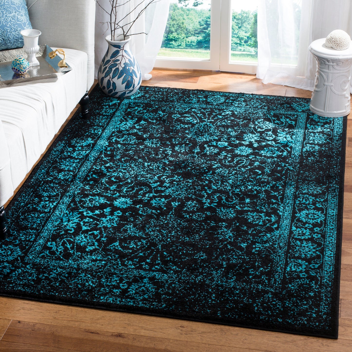 Tapis SAFAVIEH Adirondack Riin rustique shabby chic vieilli.