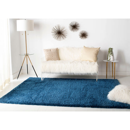 Tapis SAFAVIEH August Wilhelma Shag uni de 3 cm d'épaisseur
