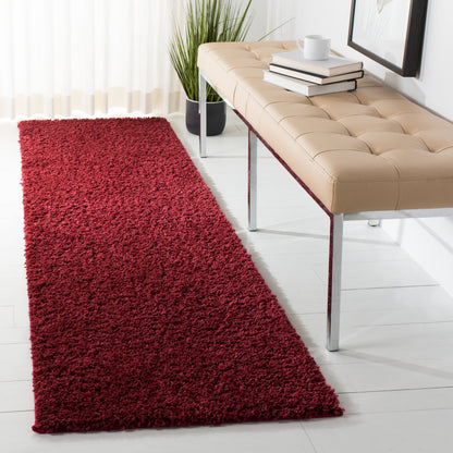 Tapis SAFAVIEH August Wilhelma Shag uni de 3 cm d'épaisseur