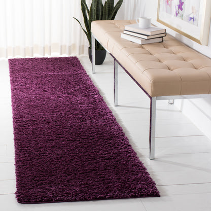 Tapis SAFAVIEH August Wilhelma Shag uni de 3 cm d'épaisseur