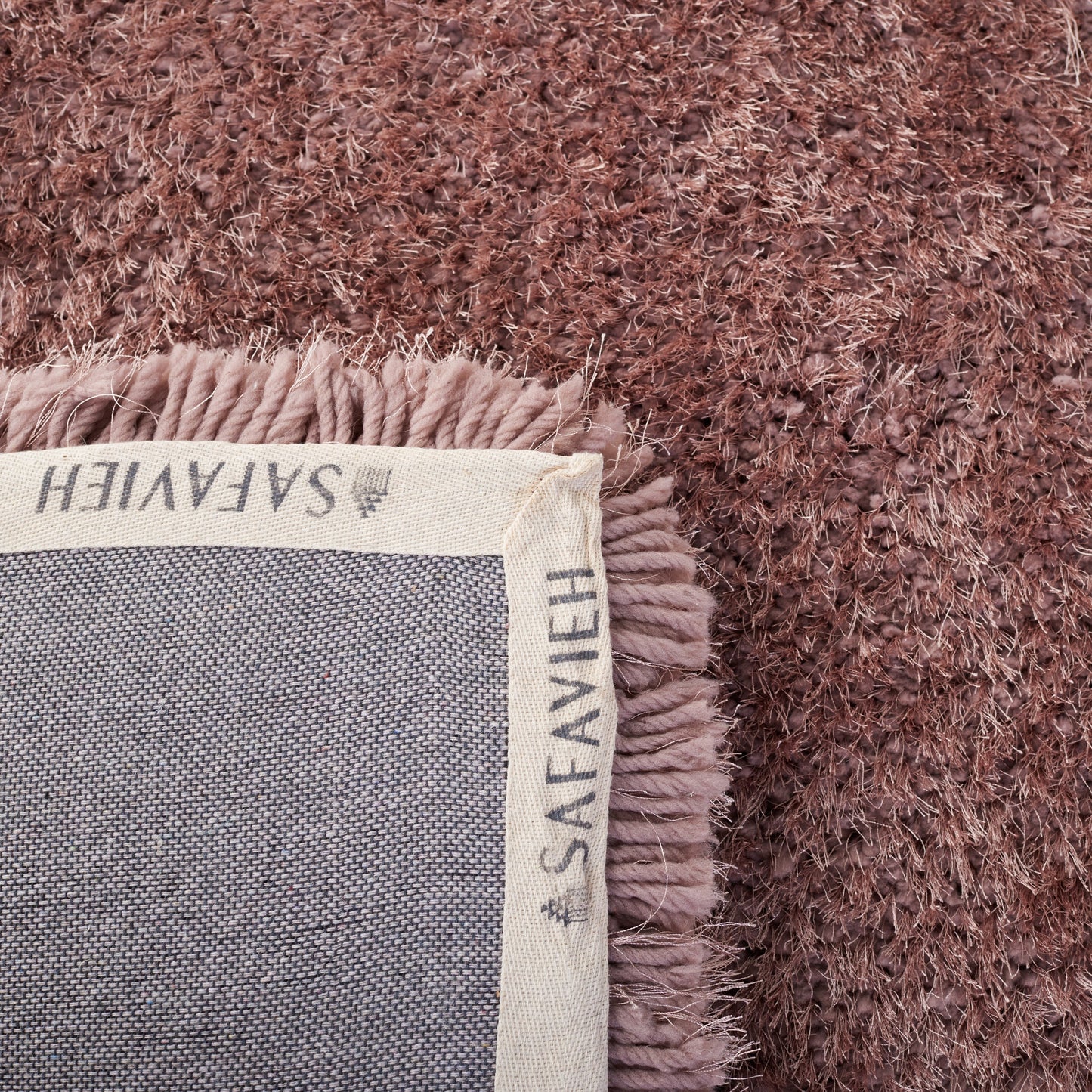 Tapis SAFAVIEH Bahija Rudina Luxe Shaggy de 7,6 cm d'épaisseur