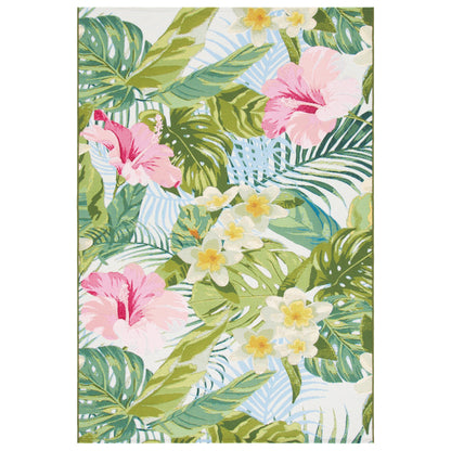Tapis d'intérieur/extérieur tropical imperméable SAFAVIEH Barbados Agustina