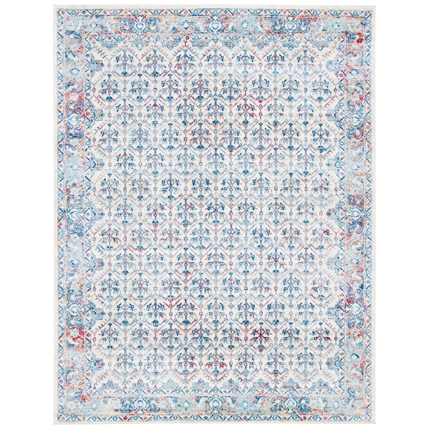 Tapis SAFAVIEH Brentwood Paunica à motif damassé oriental en treillis