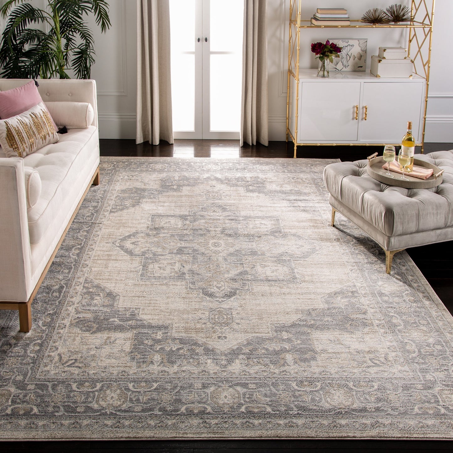 Tapis médaillon oriental traditionnel SAFAVIEH Brentwood Vassiliki