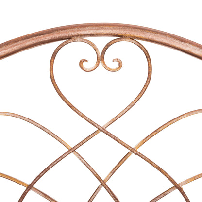 Étagère de boulangerie d'extérieur à 4 niveaux en fer forgé de style victorien SAFAVIEH Bryn - 63,5 cm L x 38 cm P x 160 cm H