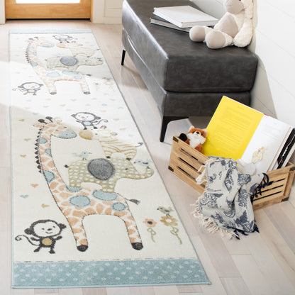 Tapis d'éveil SAFAVIEH Carousel Kids Miharu à motifs animaux