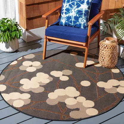 Tapis de jardin imperméable SAFAVIEH Courtyard Delois pour intérieur/extérieur