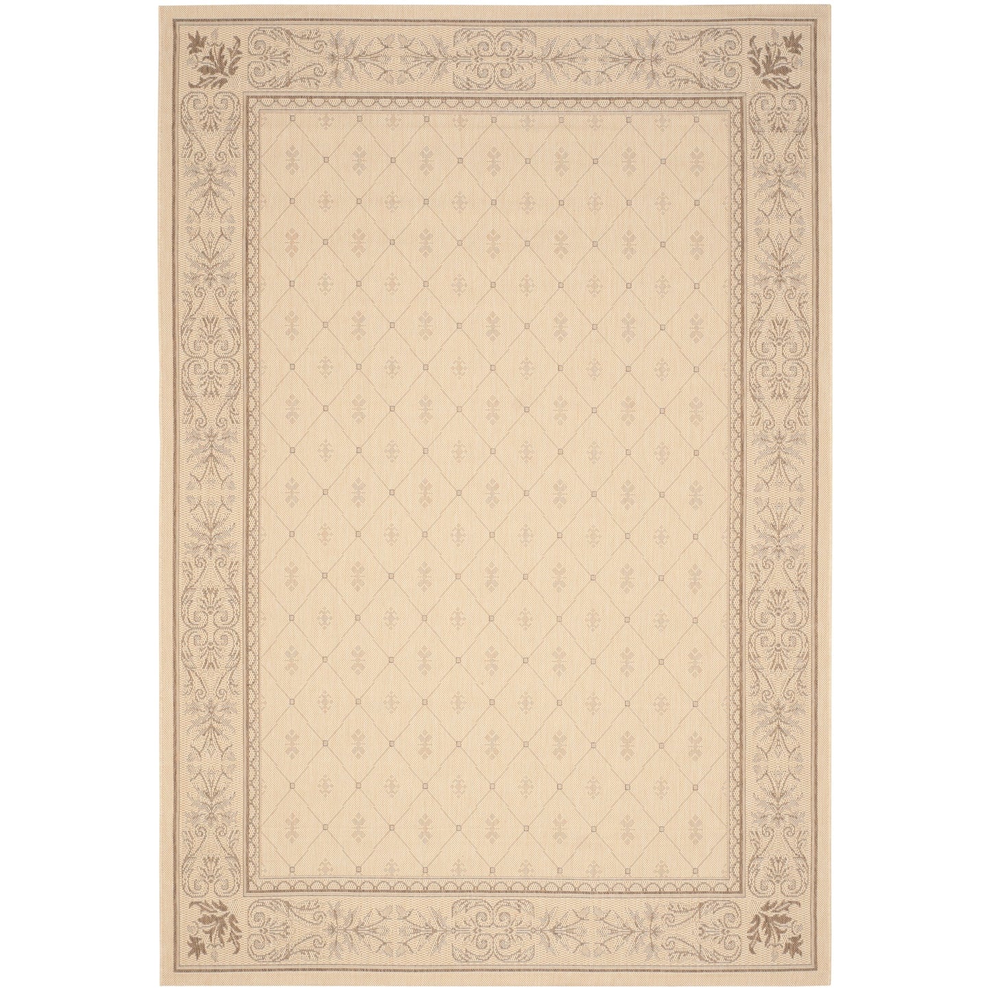 Tapis de jardin imperméable SAFAVIEH Courtyard Hendrina pour intérieur/extérieur