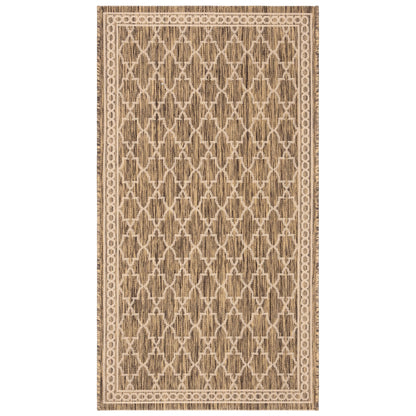 Tapis de jardin imperméable SAFAVIEH Courtyard Janell Trellis pour terrasse ou jardin