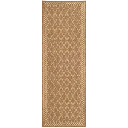 Tapis de jardin imperméable SAFAVIEH Courtyard Janell Trellis pour terrasse ou jardin