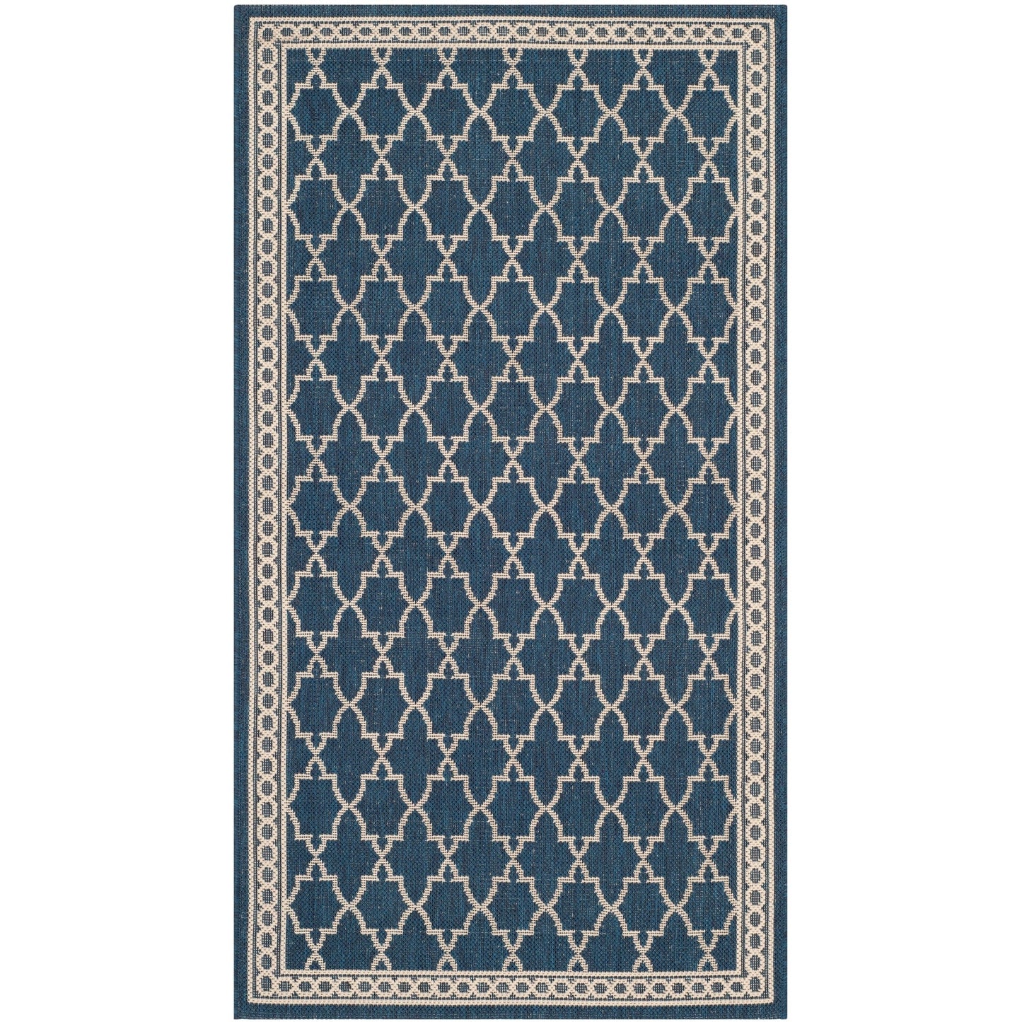 Tapis de jardin imperméable SAFAVIEH Courtyard Janell Trellis pour terrasse ou jardin
