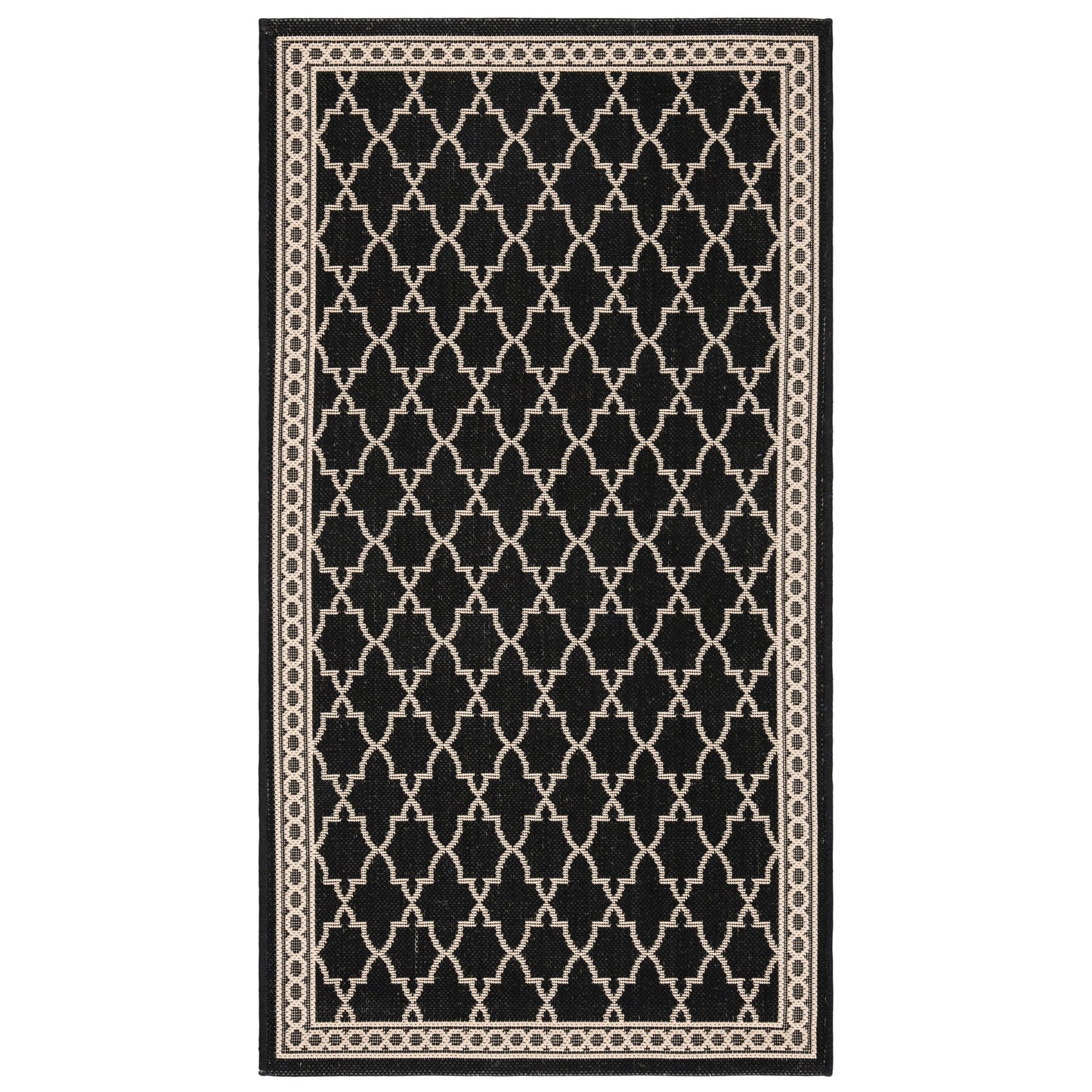 Tapis de jardin imperméable SAFAVIEH Courtyard Janell Trellis pour terrasse ou jardin